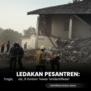 Generate an eye-catching, high-quality featured image prompt for a blog post about: Ledakan Pesantre
